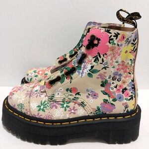 Dr Martens Sinclair‎ Floral Mash Up Platform Boots, NEW, Size 5|EUR 36
